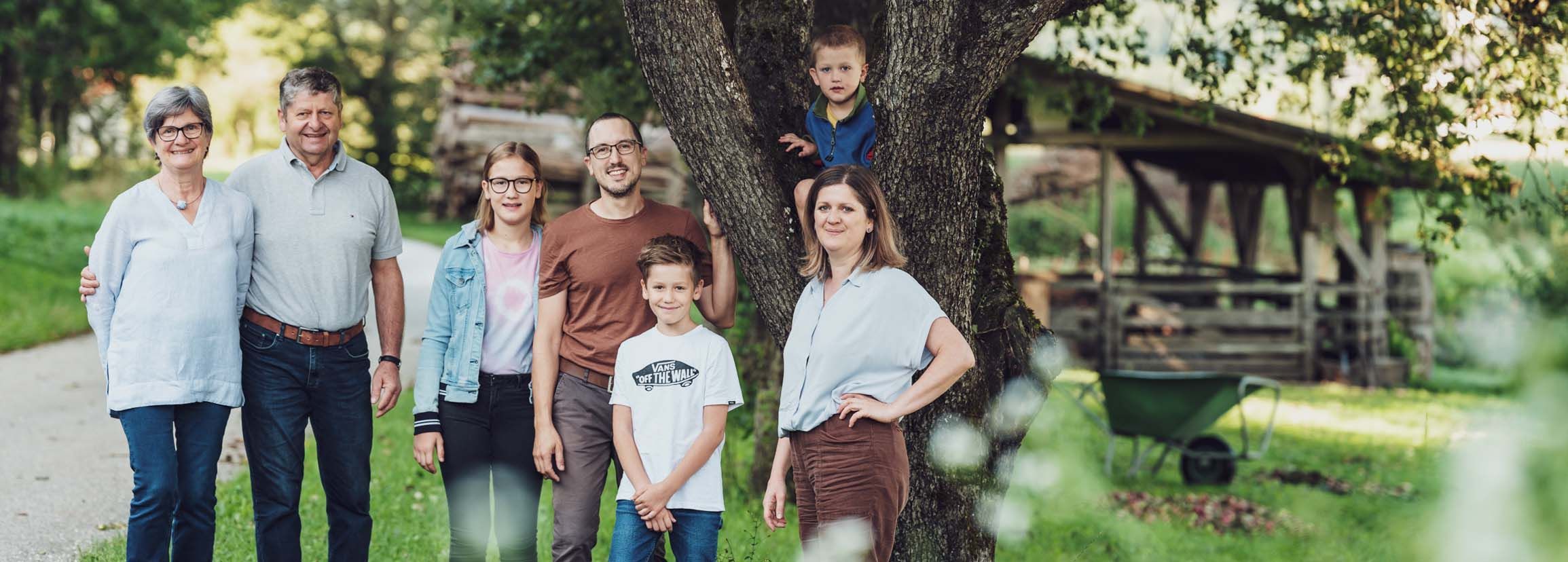 Famile Nuart Drei Generationen